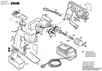 Bosch 0 601 938 542 GBM 12 VES-2 Cordless Drill 12 V / GB Spare Parts GBM12VES-2